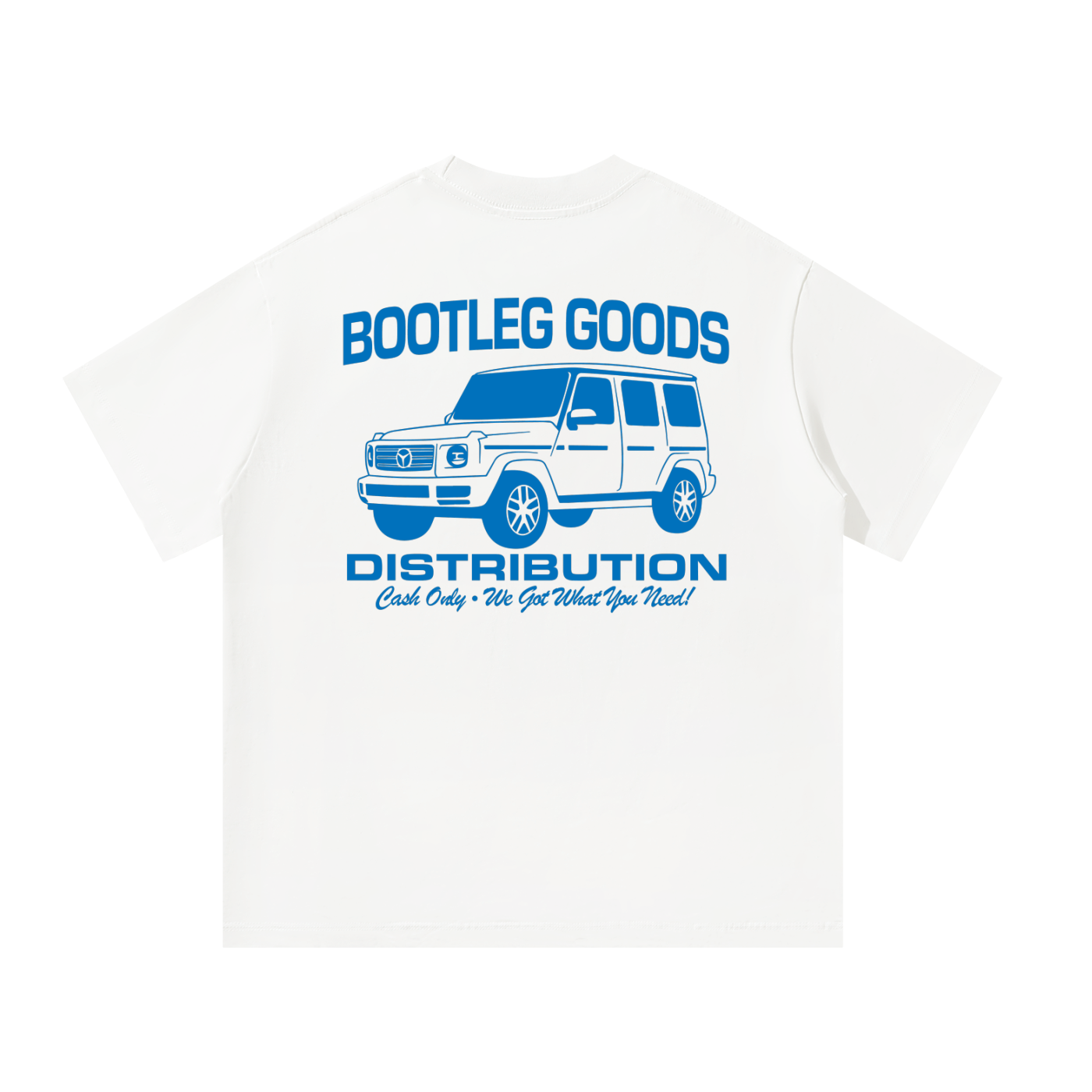 BOOTLEG GOODS Dealership oversized heavyweight graphic t-shirt